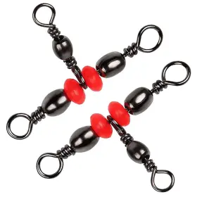Orootl 740226081086 3 Way Swivel Fishing Tackle 60pcs T Turn Three Swivels Triple Cro