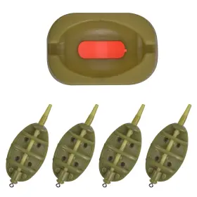 Orootl Jdys031-feeder Carp Fishing Method Feeders Set 4 Inline With 1 Quick Release Orootl Jdys031-feeder Carp Fishing Method Feeders Set 4 Inline With 1 Quick Release