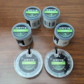Orvis 882560772623 Non-toxic - Tin Drops Twist Pot Split Shot Assortment Bb 1 4 6 Sizes