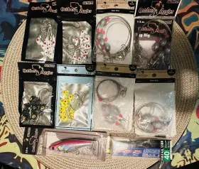 Outdoor Angler Duel Wer12-4 Lot Egg Rigs Floating Twitch Bait Fintail Vibe 40mm Outdoor Angler Duel Wer12-4 Lot Egg Rigs Floating Twitch Bait Fintail Vibe 40mm