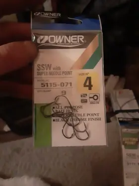 Owner 054831002894 Ssw With Super Needle Point Hook Size 4 Owner 054831002894 Ssw With Super Needle Point Hook Size 4