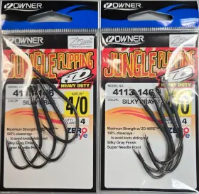 Owner 4113-146 2-owner Jungle Flipping Hook Hd 4/0 8 Hooks Total Value Buy