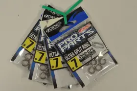 Owner 4180-074 Four 4 Packs Ultra Split Rings-size #7-215# Test -model - Japan