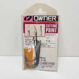 Owner 5103-151 Cutting Point Straight Worm Wide Gap Xxx Strong Round Bend Size 5