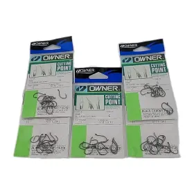 Owner 5111-051 Ssw With Cutting Point All Purpose Bait Hooks Size 6 - 11 Pack Owner 5111-051 Ssw With Cutting Point All Purpose Bait Hooks Size 6 - 11 Pack
