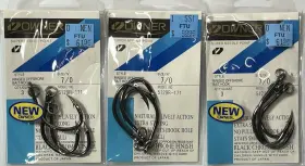 Owner 5129r-171 Lot Of 3 Ringed Offshore Bait Hook 7/0 Qty