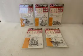Owner 5140-091 J Hook Sz 2 Black Chrome 5 Pks 6 Ea 30 Hooks Total Free Shipping