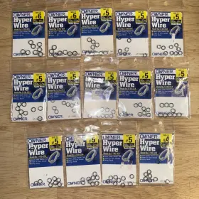 Owner 5195-656 Lot Of 14 Hyper Wire Split Rings In Various Sizes. Stainless Steel New