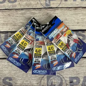 Owner 5292-119 Dancing Stinger Guardian #4220-149 X 5 Packs 4/0 Size Perfect For Bass