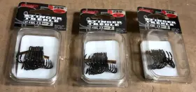 Owner 5641-091 Black Chrome Stinger 2x Treble Hooks - Size 2 3 Pk