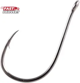 Owner 705353996306 American Mosquito Hook 1 Black Chrome 5177-101