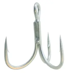 Owner American 054831007165 St-46 Tin Treble Hook 6-pack 1/0