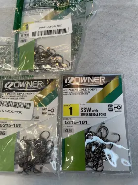 Owner American 5315-101 3 Packs-owner Super Needle Point Ssw Model 46 In Each Pck