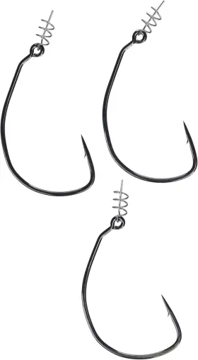 Owner Hooks 5130-141 Hook Beast Twistlock With Super Needle Pt. Size 4/0 3pk Black Chrome Owner Hooks 5130-141 Hook Beast Twistlock With Super Needle Pt. Size 4/0 3pk Black Chrome