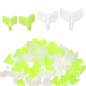 Patikil Pta240326tt000158eu Fishing Hook Bonnets 80 Pack Plastic Treble Covers Safety Caps Pro