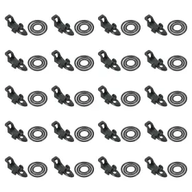 Patikil Pta240326tt000164eu Fishing Hook Keeper 20 Pack Plastic Fish Lure Bait Holder Black Patikil Pta240326tt000164eu Fishing Hook Keeper 20 Pack Plastic Fish Lure Bait Holder Black