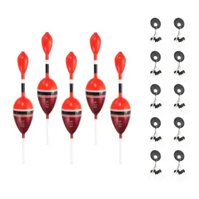 Patikil Ptf240307tt000019 Slip Bobbers Float 1/6oz 5g With 60pcs Bobber Stop 5 Pack Balsa Wood Slide F Patikil Ptf240307tt000019 Slip Bobbers Float 1/6oz 5g With 60pcs Bobber Stop 5 Pack Balsa Wood Slide F