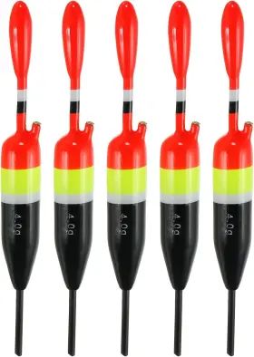 Patikil Ptf240307tt000020 Fishing Slip Bobber Float 1/7oz 4g 5 Pack Balsa Slide Floats Co