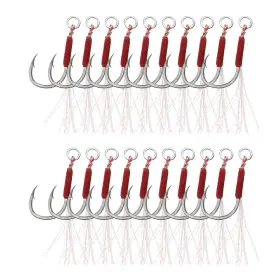 Patikil Ptf240324tt000392 Fishing Assist Hook Kit Glow Jigging For Slow Fast Fall Jigs Lures Patikil Ptf240324tt000392 Fishing Assist Hook Kit Glow Jigging For Slow Fast Fall Jigs Lures