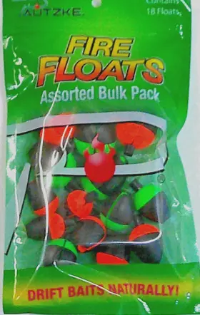 Pautzke Bait 053398008936 Co. Fire Floats Combo Pack Aerodynamic Two-tone Trout Fishing 18 Pk Pautzke Bait 053398008936 Co. Fire Floats Combo Pack Aerodynamic Two-tone Trout Fishing 18 Pk