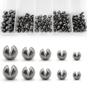 Pfeibk Lz09 230pcs/120pcs/107pcs Fishing Weights Sinkers - Split Shot Kit 5 Pfeibk Lz09 230pcs/120pcs/107pcs Fishing Weights Sinkers - Split Shot Kit 5
