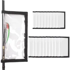 Pfilerso O-001-a20 20pcs Fishing Lure Wraps 2 Size Clear See-through Thickened Pvc Hook