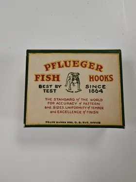 Pfl Ger 15120-b Vintage Pflueger Aberdeen Pelican Fish Hooks 100 3/0 Pfl Ger 15120-b Vintage Pflueger Aberdeen Pelican Fish Hooks 100 3/0