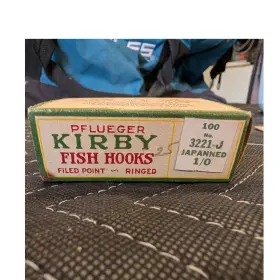 Pflueger 3221-j Kirby Hooks Filed Point Ringed Size 1/0 100 Pack Pflueger 3221-j Kirby Hooks Filed Point Ringed Size 1/0 100 Pack