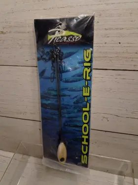 Picasso 8040-pser Fishing Umbrella Rig School-e-rig 8040-pser-07-1pk Rig. Color Albino