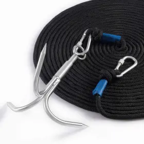 Piosrtrr 779640018644 Grappling Hook With Rope-includes Nylon Rope 6/8/10mm 50ft Large Grapple Hook Piosrtrr 779640018644 Grappling Hook With Rope-includes Nylon Rope 6/8/10mm 50ft Large Grapple Hook