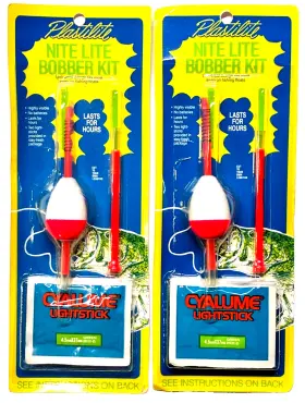 Plastilite Nlf-490 Set Of 2 Nite Lite Bobber Kit Nlf490 Lasts For Hours
