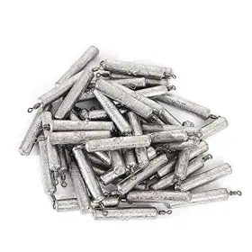 Poisson 571551190138 Free Rig Sinker Lead Worm Fishing Weight 0.07 Oz 50 Pcs