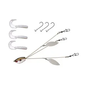 Pradco Yblw3tsk1 Yum Yumbrella Flash Mob Junior 3-wire Fishing Jig