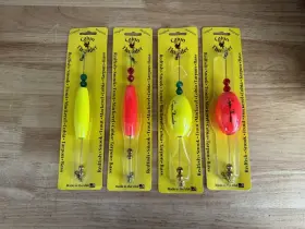 Precision Tackle 15304-p Cajun Thunder Weighted Cigar Float Rig 3 Inch Lot