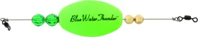 Precision Tackle 16402 Blue Water Thunder 2.5 Inch Wghted Oval Green Precision Tackle 16402 Blue Water Thunder 2.5 Inch Wghted Oval Green