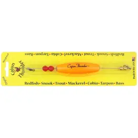 Precision Tackle 792958153050 Saltwater Cajun Thunder Weighted - Sunglo Orange 3ftft