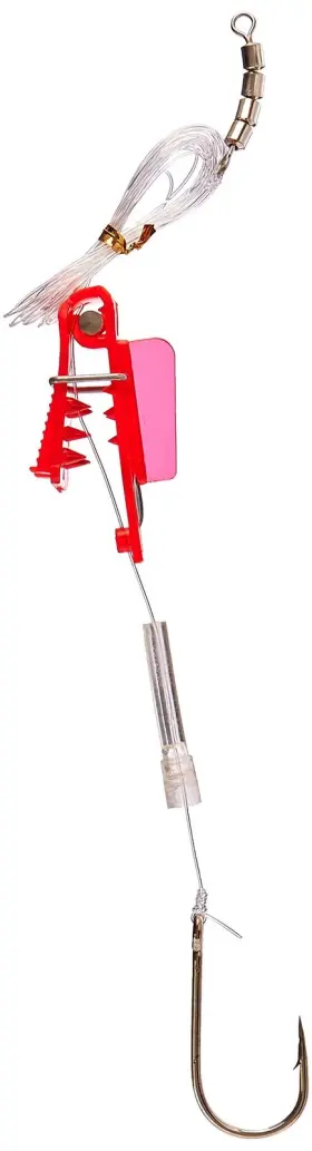 Pro-troll Fishing Products 699321019015 1901 E-rotary Holder Red 5/0 Barbed Hook 40-pounds 7ft