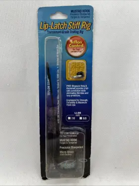 Profishco 634742211006 Lip-latch Stiff Rig - 7/0 Teflon Coated Mustad Hook Trolling Profishco 634742211006 Lip-latch Stiff Rig - 7/0 Teflon Coated Mustad Hook Trolling