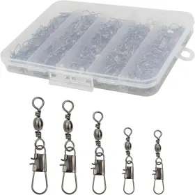 Proxxi 313104196105 Fishing Swivels Snap 210pcs Barrel With Snaps S Proxxi 313104196105 Fishing Swivels Snap 210pcs Barrel With Snaps S