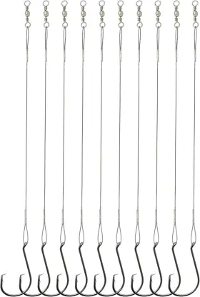 Proxxi 705353586057 Circle Hooks Rigs Saltwater Steel Leader Wire 25pcs Heavy Duty Hook With Proxxi 705353586057 Circle Hooks Rigs Saltwater Steel Leader Wire 25pcs Heavy Duty Hook With