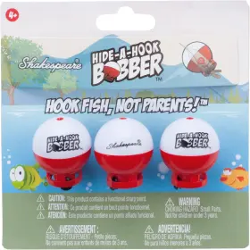 Pure Fishing Rods & Combos 705353998300 Hide-a-hook Bobber 3-pack Weighted Bobbers For Kids Easy Long-distanc