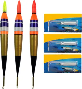 Qualyqualy 4350087869 Led Lighted Bobbers Fishing Floats And Light Up Night