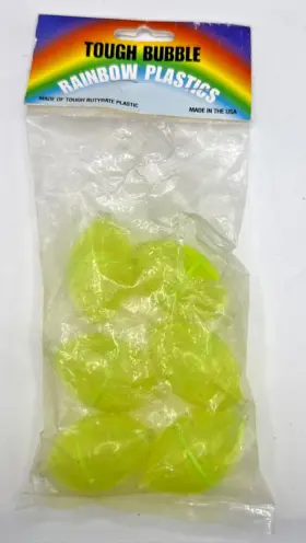 Rainbow Rtb-35-12 6 Vintage Tough Bubble Butyrate Plastic 1 3/4 X 1/8 Rainbow Rtb-35-12 6 Vintage Tough Bubble Butyrate Plastic 1 3/4 X 1/8