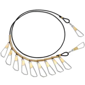 Rapala B00yhzggde Metal Stringer - Black/brass Heavy-duty Fishing Tool For Live Fish Rapala B00yhzggde Metal Stringer - Black/brass Heavy-duty Fishing Tool For Live Fish