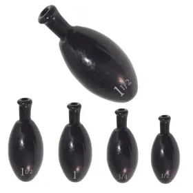 Reaction Tackle 025093285202 Tungsten Punch Weights/tungsten Fishing Weights For Heavy Cover Penetration Desi