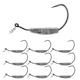 Reaction Tackle 840488225485 Weighted Swimbait Hooks - 3/8oz 8/0 Reaction Tackle 840488225485 Weighted Swimbait Hooks - 3/8oz 8/0