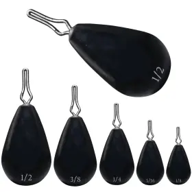 Reaction Tackle 840488230403 Tungsten Drop Shot Weights- Fishing Sinkers For Bass Dropshot Rig - S Reaction Tackle 840488230403 Tungsten Drop Shot Weights- Fishing Sinkers For Bass Dropshot Rig - S