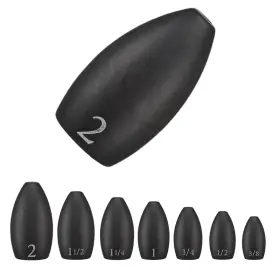 Reaction Tackle 840488231325 Tungsten Flipping Weights For Bass Fishing - Sinkers Punching Heavy Cover Reaction Tackle 840488231325 Tungsten Flipping Weights For Bass Fishing - Sinkers Punching Heavy Cover