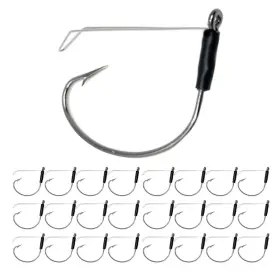 Reaction Tackle 840488236849 Wacky Hooks #1 Weedless Wide Gap Wire Guard Reaction Tackle 840488236849 Wacky Hooks #1 Weedless Wide Gap Wire Guard