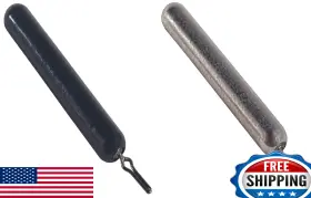 Reaction Tackle B01naegd7l Tungsten Drop Shot Black Skinny 3/8